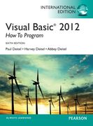 Visual Basic 2012 how to Program, International Edition