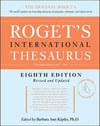 Roget's International Thesaurus, 8th Edition (en Inglés)