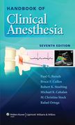 Handbook of Clinical Anesthesia (en Inglés)