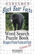 Circle It, Black Bear Facts, Word Search, Puzzle Book (en Inglés)