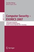 computer security: esorics 2007