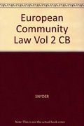 European Community law (Vol. 2)