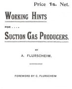 Working Hints For Suction Gas Producers. (en Inglés)