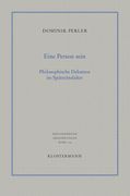 Eine Person Sein. Philosophische Debatten im Spatmittelalter (en Alemán)