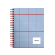 Cuaderno A4 Cuadricula azul MINIMAL - Dgnottas - Dgnottas