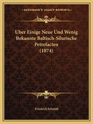 Uber Einige Neue Und Wenig Bekannte Baltisch-Silurische Petrefacten (1874) (en Alemán)