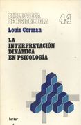 La interpretacion dinamica en psicologia