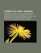 comics by neil gaiman: marvelman, the books of magic, eternals, marvel 1602, batman: whatever happened to the caped crusader? (en Inglés)