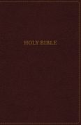 KJV, Thinline Bible, Standard Print, Imitation Leather, Burgundy, Red Letter Edition, Comfort Print (en Inglés)