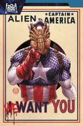 Alien vs. Captain America (en Inglés)
