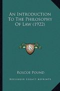 an introduction to the philosophy of law (1922) (en Inglés)