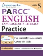 PARCC Test Prep: Grade 5 English Language Arts Literacy (ELA) Practice Workbook and Full-length Online Assessments: PARCC Study Guide (en Inglés)