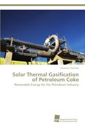 solar thermal gasification of petroleum coke