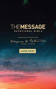 Message Devotional Bible Large Print, The: Featuring Notes and Reflections From Eugene h. Peterson (en Inglés)