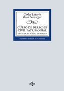 Curso de Derecho Civil Patrimonial de Carlos Lasarte Álvarez(Tecnos)