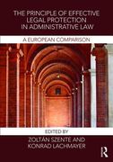 The Principle of Effective Legal Protection in Administrative Law: A European Perspective (en Inglés)