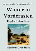Winter in Vorderasien (Großdruck): Tagebuch einer Reise (en Alemán)