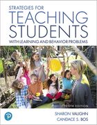Strategies for Teaching Students with Learning and Behavior Problems (en Inglés)