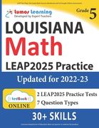 LEAP Test Prep: 5th Grade Math Practice Workbook and Full-length Online Assessments: LEAP Study Guide (en Inglés)