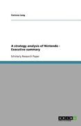 a strategy analysis of nintendo - executive summary (en Inglés)