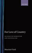 For Love of Country (en Inglés)