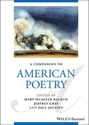 A Companion to American Poetry (en Inglés)