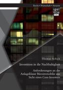 Investition in die Nachhaltigkeit de Thomas Schick(Igel Verlag) (en Alemán)