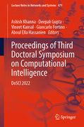 Proceedings of Third Doctoral Symposium on Computational Intelligence: Dosci 2022 (en Inglés)