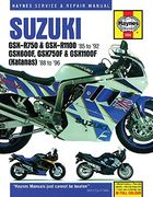 Suzuki Gsx-R750 & Gsx-R1100 (86-92), Gsx600F & Gsx1100F Katanas (88-96), Gsx750F Katana (89-96) Haynes Repair Manual (Haynes Service & Repair Manual) (en Inglés)