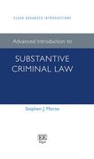 Advanced Introduction to Substantive Criminal law (Elgar Advanced Introductions Series)