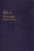 Nbla, Nueva Biblia Para el Estudio Inductivo, Leathersoft, Interior a dos Colores, Morado, Comfort Print
