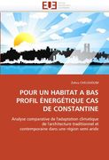 Pour Un Habitat a Bas Profil Energetique Cas de Constantine