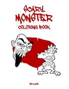 Scary Monster coloring book: Cute horror Monsters to color for kids and adults (en Inglés)