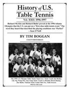 History of U.S. Table Tennis, Volume 22 (en Inglés)