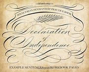 Spencerian Penmanship Practice Book: The Declaration of Independence: Example Sentences With Workbook Pages (en Inglés)