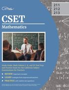 CSET Mathematics Study Guide: Math Subtest I, II, and III Test Prep and Practice Exam for the California Subject Examinations for Teachers (en Inglés)