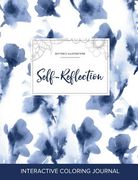 Adult Coloring Journal: Self-Reflection (Butterfly Illustrations, Blue Orchid) (en Inglés)