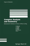 Complex Analysis and Geometry: International Conference in Honor of Pierre Lelong