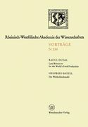 Land Resources for the World's Food Production. Der Weltkohlenhandel: 314. Sitzung Am 4. April 1984 in Düsseldorf