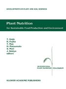 Plant Nutrition for Sustainable Food Production and Environment: Proceedings of the XIII International Plant Nutrition Colloquium, 13-19 September 199 (en Inglés)
