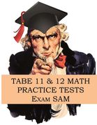 Tabe 11 & 12 Math Practice Tests: 250 Tabe 11 & 12 Math Questions With Step-By-Step Solutions (Tabe Test of Adult Basic Education Series by Exam Sam) (en Inglés)