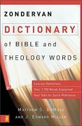 zondervan dictionary of bible and theology words (en Inglés)