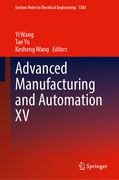 Advanced Manufacturing and Automation XV (en Inglés)