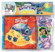 Disney Stitch Bath Time Books - Activity Books for Kids, Bath Book, 6 Padded Suction Cups, 1 Mesh bag (en Inglés)