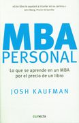 MBA personal - Josh Kaufman - CONECTA