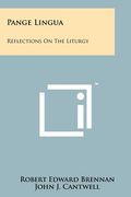 pange lingua: reflections on the liturgy (en Inglés)