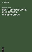 Rechtsphilosophie und Rechtswissenschaft (en Alemán)