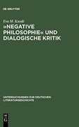 -Negative Philosophie- und Dialogische Kritik: Zur Struktur Poetischer Theorie bei Lessing und Herder (en Alemán)