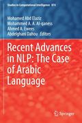 Recent Advances in Nlp: The Case of Arabic Language (en Inglés)