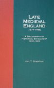 Late Medieval England Part Two Hb (en Inglés)